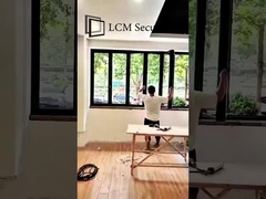 Aluminium, helder vouwglas, warmte-isolatie op maat