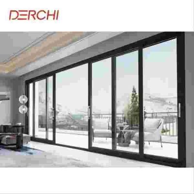 Hurricaneproof Impact 4 Tracks Grote glazen aluminium schuifdeuren