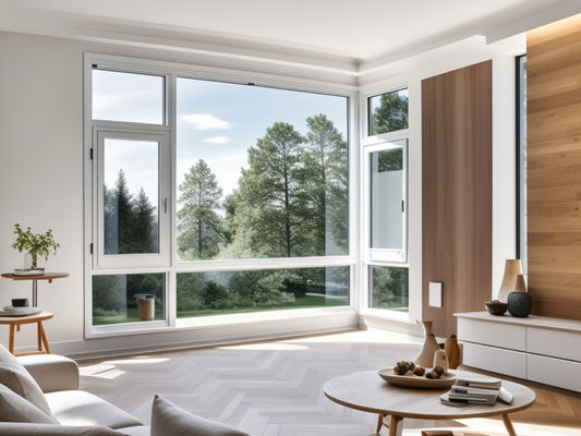 Witte woningruimte met aluminiumruimte Thermische rem AAMA