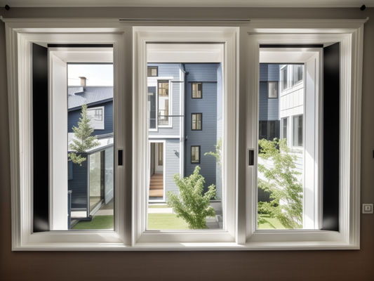 Op maat gemaakte aluminium raam schuiframe isolatie strakke moderne