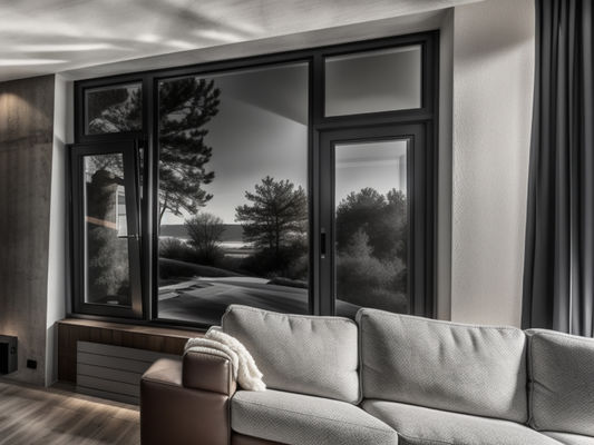 Glas Storm Casement Vensters Onderste Hang Aluminium Markens Vensters
