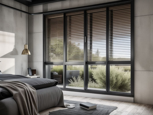 Dubbelglazen aluminium schuiframen geluiddichte ventilatie