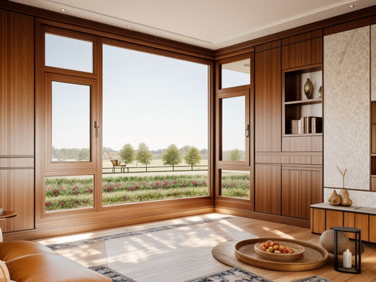 Huis Aluminium Casement Venster horizontaal open met slot