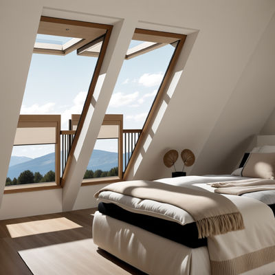 Home Top Hang Double Glazed Windows / Aluminium Markens Windows