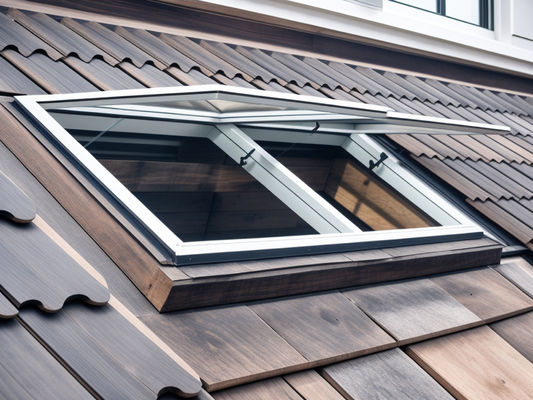 Aluminium bovenhangend open raam waterdicht en geluidsdicht