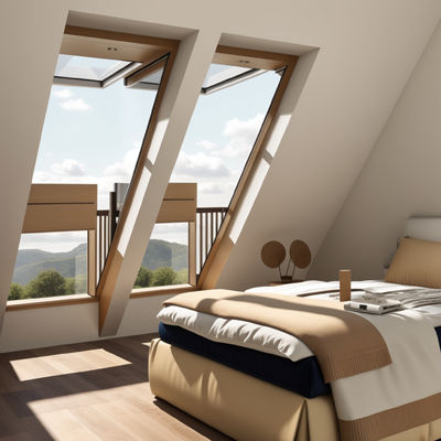 Onderhangend Casement Glas Venster Branddicht Vaste Aluminium Venster Commercieel