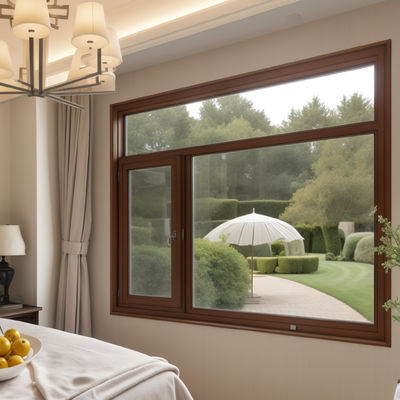OEM / ODM Grote onderkant hang Casement Windows geluidsdichte functie