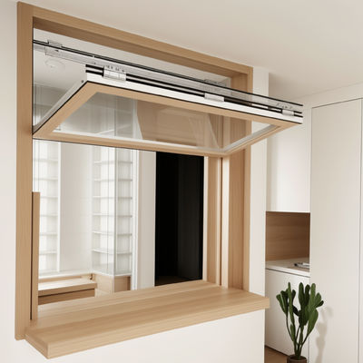 Aluminium op maat vouwglas vensters naar buiten / naar binnen opening