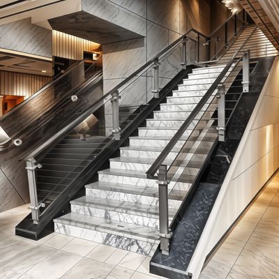 Moderne Aluminium Trappenrail lichtgewicht Aluminium Trappenrail