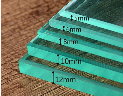 GP-001 Doorzichtige veiligheidsglaspanelen van 3 mm-19 mm