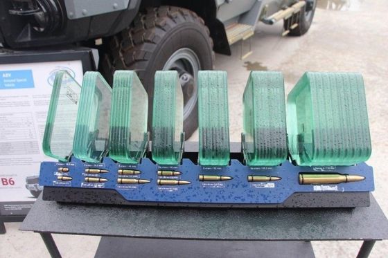 Hoge impactbestendige meerlaagse ballistische glaspanelen Duurzaam en langdurig voor een optimale bescherming